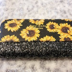 Kate spade sunflower wallet